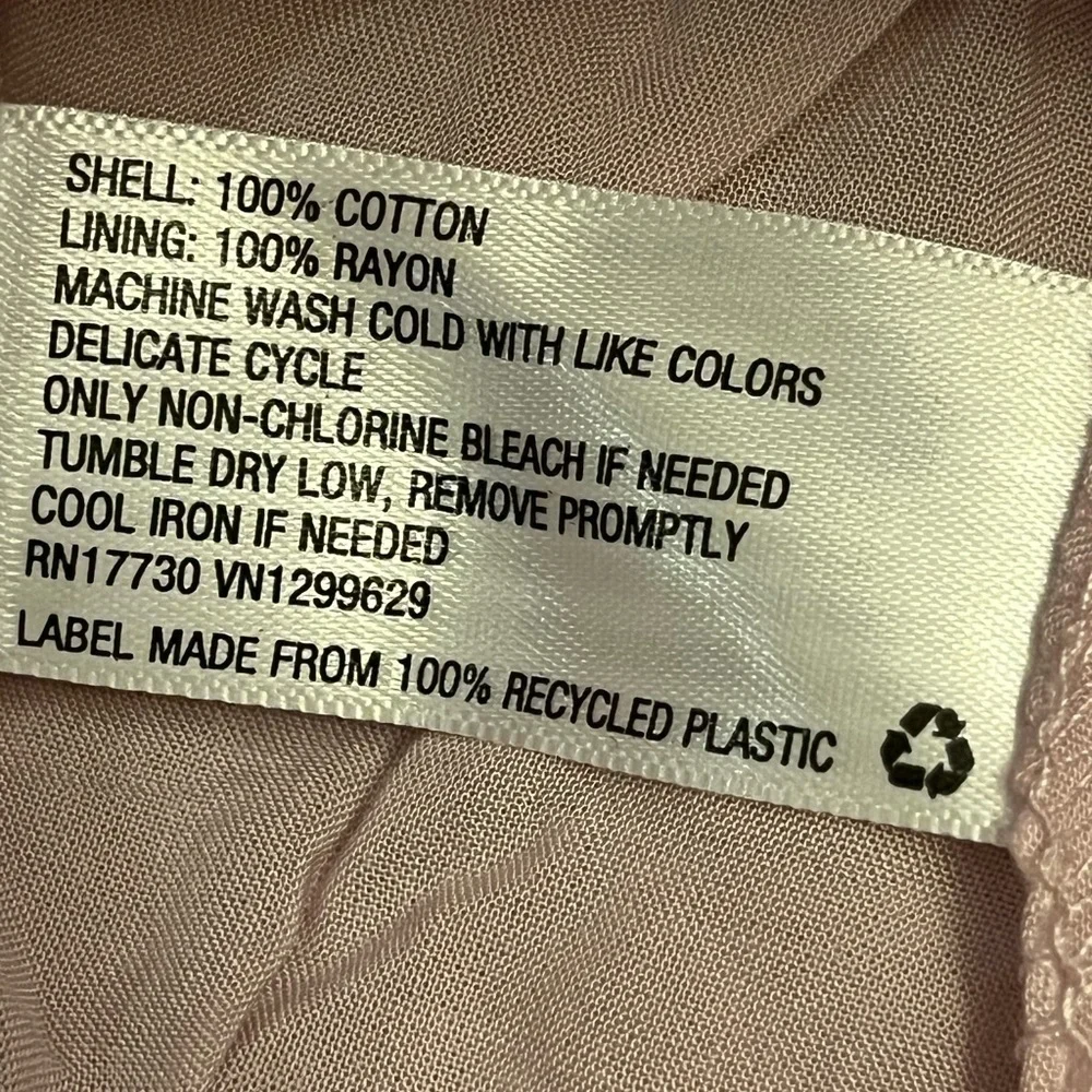 WOMEN'S plus size xxl Sleeveless A-Line Dress Knox Rose Purple cotton gauze nwot - Picture 4 of 5